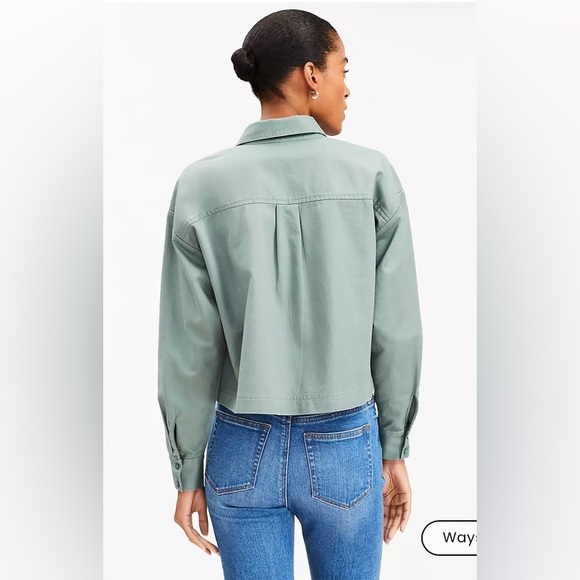 LOFT Wide Sleeve Modern Utility Shirt - Picture 2 of 2